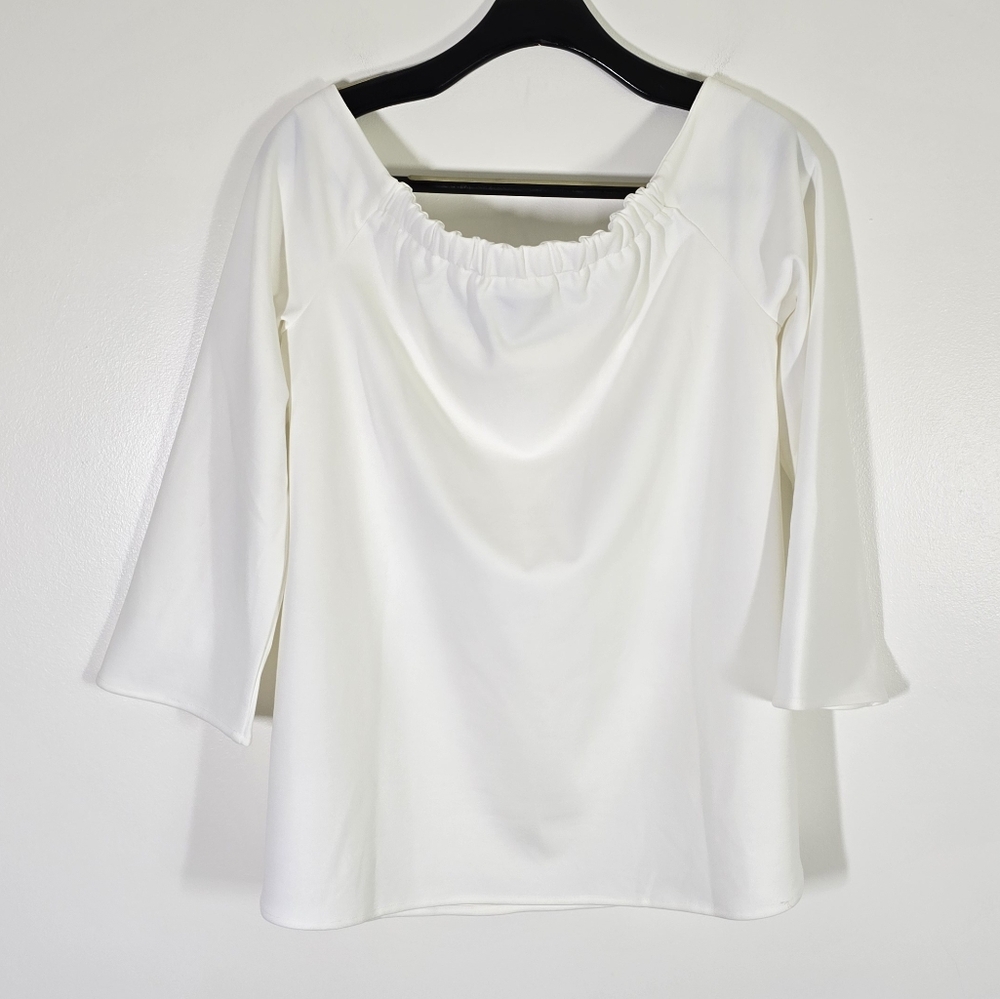 Tuckernuck Off The Shoulder Miranda Top White - Picture 8 of 11